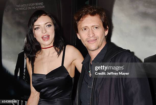 Actors Francesca Eastwood and Clifton Collins attend the screening of Warner Bros. Pictures' 'Sully' at the Director's Guild of America on September...