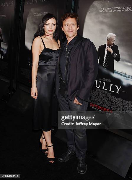 Actors Francesca Eastwood and Clifton Collins attend the screening of Warner Bros. Pictures' 'Sully' at the Director's Guild of America on September...