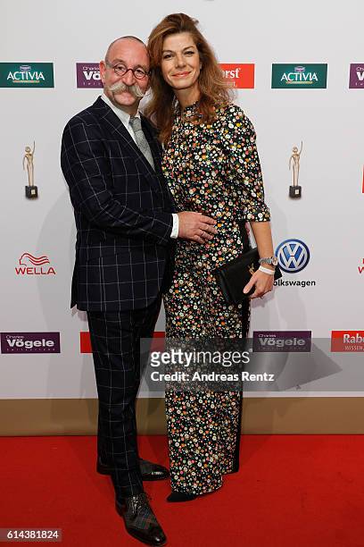Horst Lichter and his wife Nada Lichter attend the 'Goldene Bild der Frau' award at Stage Theater on October 13, 2016 in Hamburg, Germany.