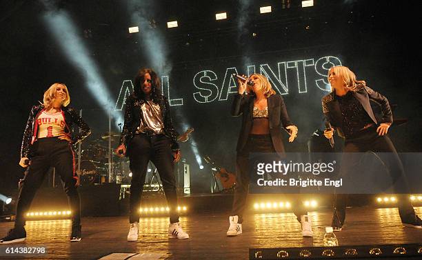 Melanie Blatt; Shaznay Lewis; Nicole Appleton; Natalie Appleton of All Saints performs at O2 Academy Brixton on October 13, 2016 in London, England.
