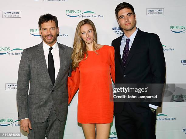 Harry Connick Jr. , Georgia Tatum Connick and guest attend the 2016 Friends Of Hudson River Park Gala at Hudson River Park's Pier 62 on October 13,...