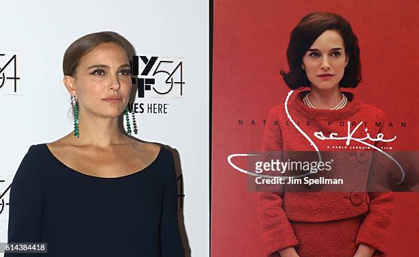 Actress Natalie Portman attends the 54th New York Film Festival "Jackie" screening on October 13, 2016 in New York City.