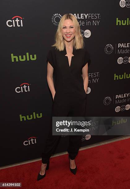 Desi Lydic attends PaleyFest New York 2016 - "The Daily Show With Trevor Noah" at The Paley Center for Media on October 13, 2016 in New York City.