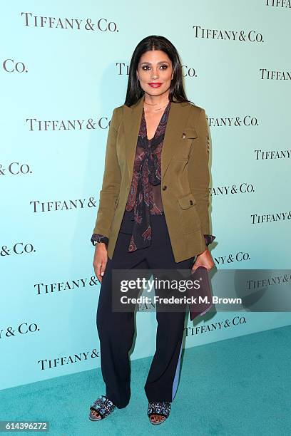 Designer Rachel Roy celebrates the unveiling of the renovated Tiffinay & Co. Beverly Hills store at Tiffany & Co. On October 13, 2016 in Beverly...