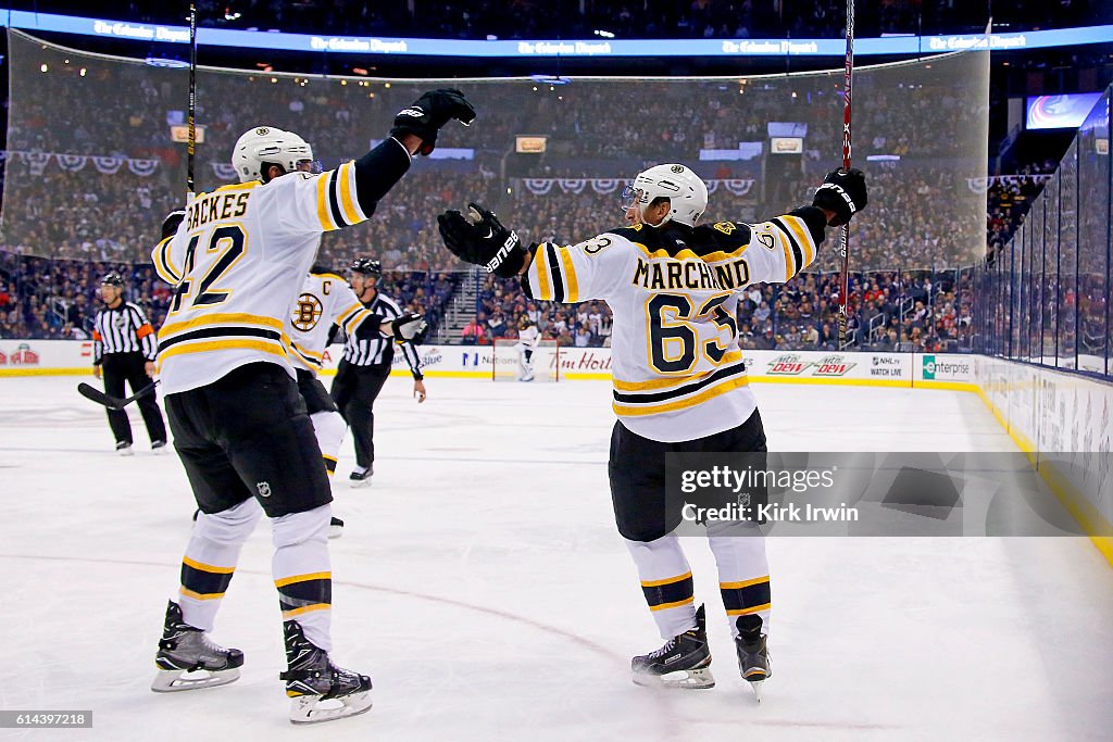 Boston Bruins v Columbus Blue Jackets