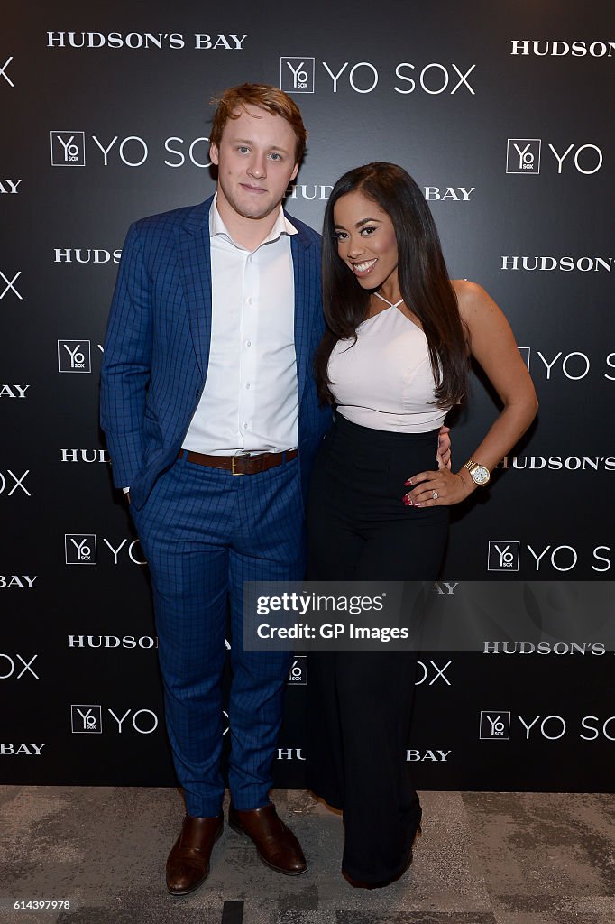 Hudson's Bay Welcomes Toronto Maple Leaf's Morgan Rielly For Guys Night Out