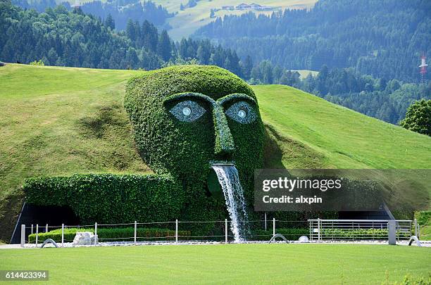 swarovski crystal worlds, austria - swarovski crystal world stockfoto's en -beelden