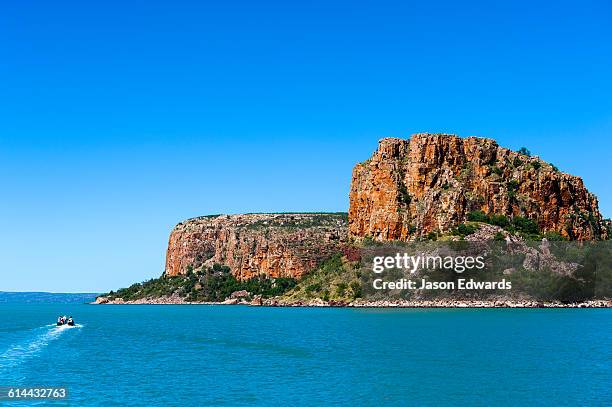 raft point, doubtful bay, buccaneer archipelago, kimberley coast, western australia, australia. - kimberley boat stock pictures, royalty-free photos & images