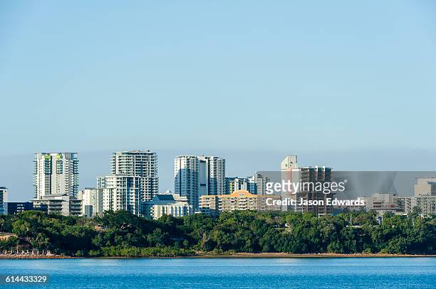 darwin, northern territory, australia. - darwin waterfront stock pictures, royalty-free photos & images