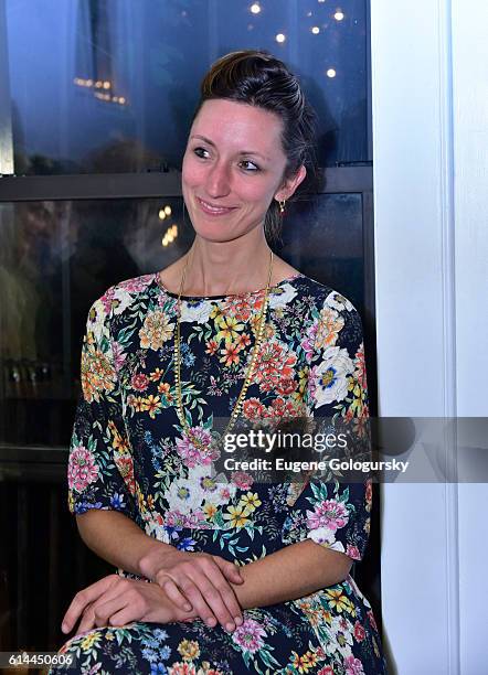 Annie Novak attends the Garden Collage and Phaidon Press Host A Botany Salon on October 13, 2016 in Brooklyn, New York.