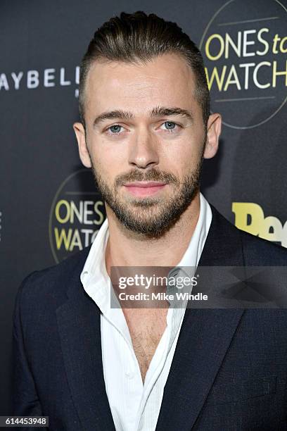 Dancer Artem Chigvintsev attends People's "Ones to Watch" event presented by Maybelline New York at E.P. & L.P. On October 13, 2016 in Hollywood,...