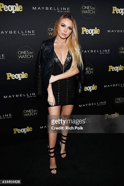 Attends People's "Ones to Watch" event presented by Maybelline New York at E.P. & L.P. On October 13, 2016 in Hollywood, California.