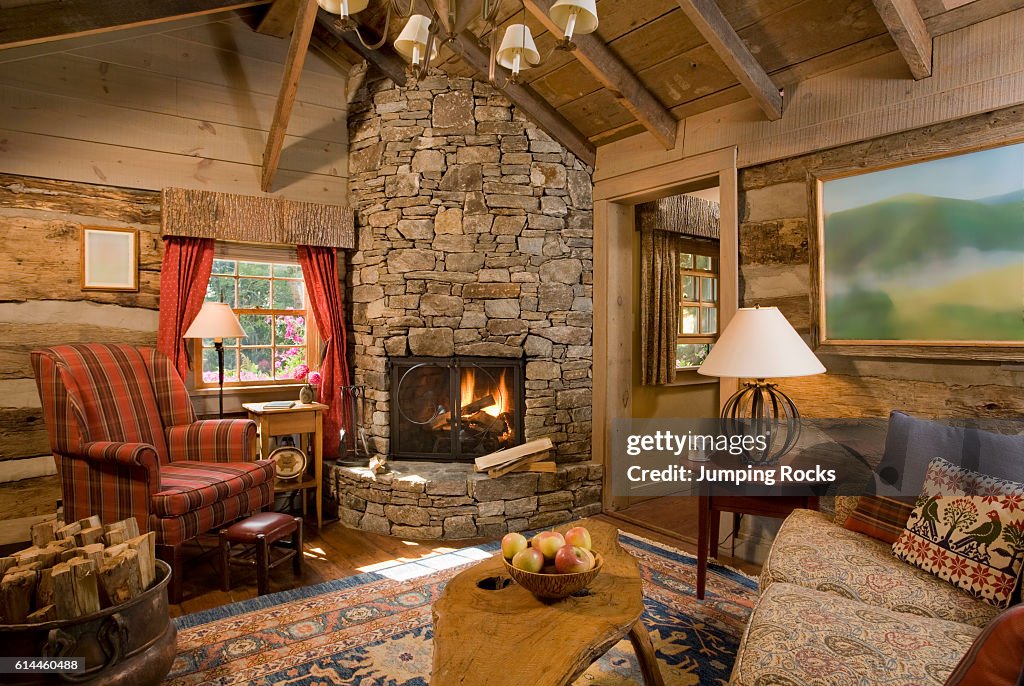 Log Cabin style home