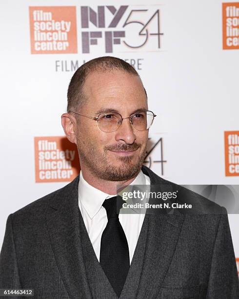 Producer Darren Aronofsky attends the 54th New York Film Festival - "Jackie" screening on October 13, 2016 in New York City.