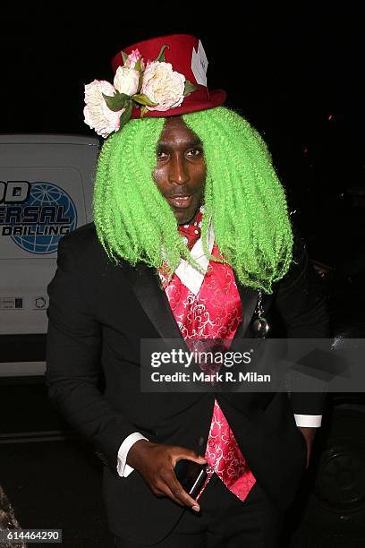 Sol Campbell arriving the UNICEF Halloween Ball on October 13, 2016 in London, England.