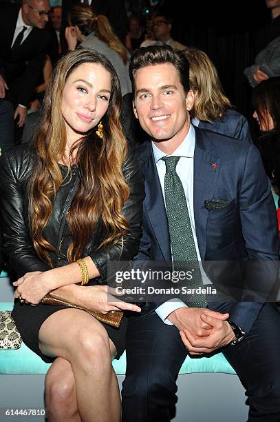 Actress Lynn Collins and actor Matt Bomer attend Tiffany & Co.'s unveiling of the newly renovated Beverly Hills store and debut of 2016 Tiffany...