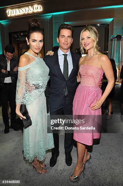 Actors Camilla Belle, Matt Bomer and Ali Larter attend Tiffany & Co.'s unveiling of the newly renovated Beverly Hills store and debut of 2016 Tiffany...