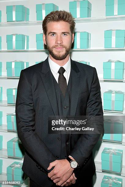 Actor Liam Hemsworth attends Tiffany & Co.'s unveiling of the newly renovated Beverly Hills store and debut of 2016 Tiffany masterpieces at Tiffany &...