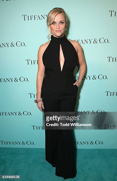 Actress Reese Witherspoon attends Tiffany & Co.'s unveiling of the newly renovated Beverly Hills store and debut of 2016 Tiffany masterpieces at...
