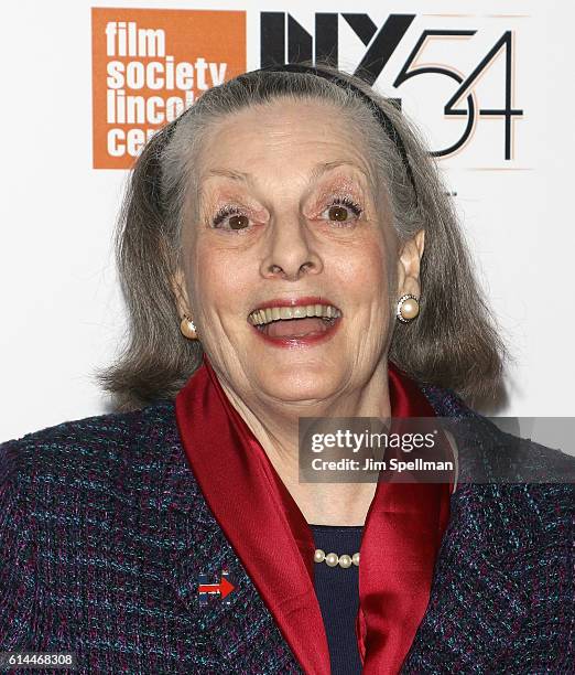 Actress Dana Ivey attends the 54th New York Film Festival "Jackie" screening on October 13, 2016 in New York City.