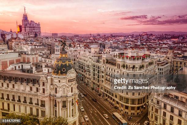 roof - madrid stock pictures, royalty-free photos & images