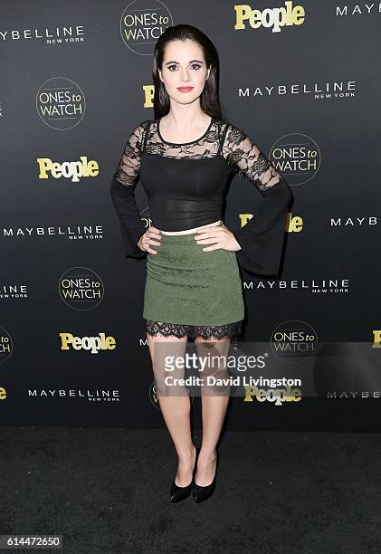 Actress Vanessa Marano arrives at People's "Ones to Watch" at E.P. & L.P. On October 13, 2016 in West Hollywood, California.