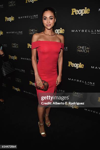 Actress Lindsey Morgan attends People's "Ones to Watch" event presented by Maybelline New York at E.P. & L.P. On October 13, 2016 in Hollywood,...