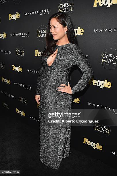 Actress Michelle Ang attends People's "Ones to Watch" event presented by Maybelline New York at E.P. & L.P. On October 13, 2016 in Hollywood,...