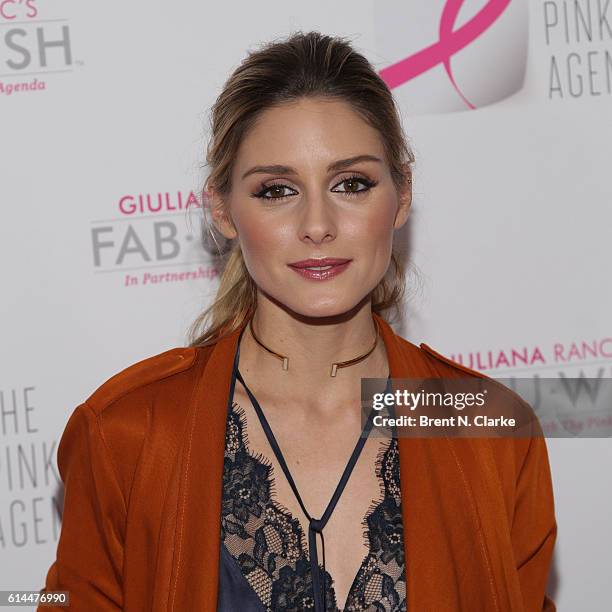 Olivia Palermo attends The Pink Agenda's 2016 Gala held at Three Sixty on October 13, 2016 in New York City.