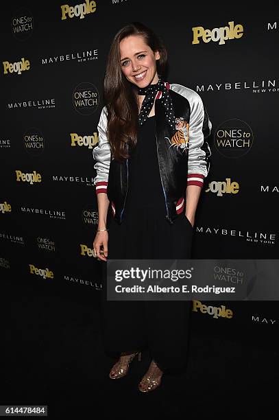 Actress Daisy Head attends People's "Ones to Watch" event presented by Maybelline New York at E.P. & L.P. On October 13, 2016 in Hollywood,...