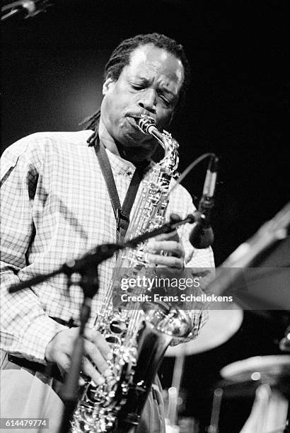 Carlos Ward, alto saxophone, performs on April 12th 1997 at the BIM huis in Amsterdam, Netherlands