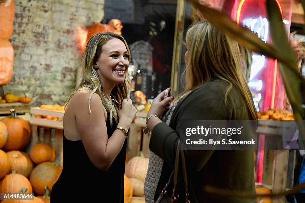 Haylie Duff attends Chelsea Market Live hosted by Haylie Duff, Tia Mowry and Tiffani Thiessen at Chelsea Market on October 13, 2016 in New York City.