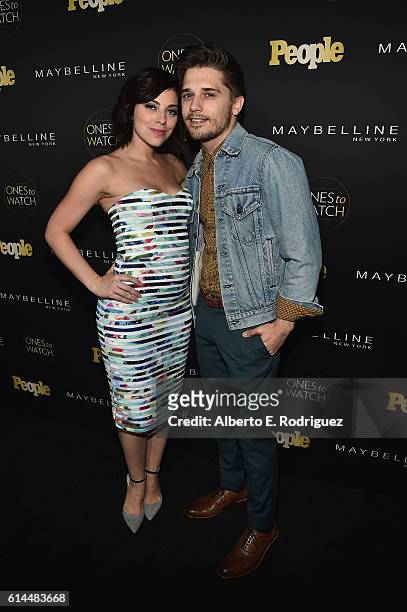 Actress Krysta Rodriguez and actorAndy Mientus attend People's "Ones to Watch" event presented by Maybelline New York at E.P. & L.P. On October 13,...