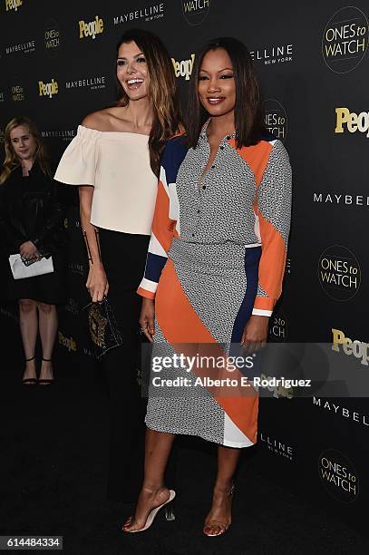 Actress Ali Landry and Garcelle Beauvais attend People's "Ones to Watch" event presented by Maybelline New York at E.P. & L.P. On October 13, 2016 in...