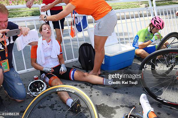 89th Road World Championships 2016 / Women Juniors Road Race Arrival / Fleur NAGENGAST / Hot temperatures / The Pearl Qatar - The Pearl Qatar / Women...