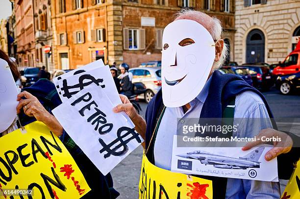 The No War Network, demonstrated near the Italian Ministry of Defense against the export of Italian arms to Saudi Arabia and by the end of the...