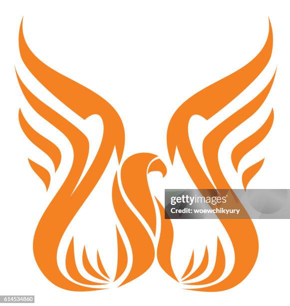 phoenix vector - phoenix stock illustrations