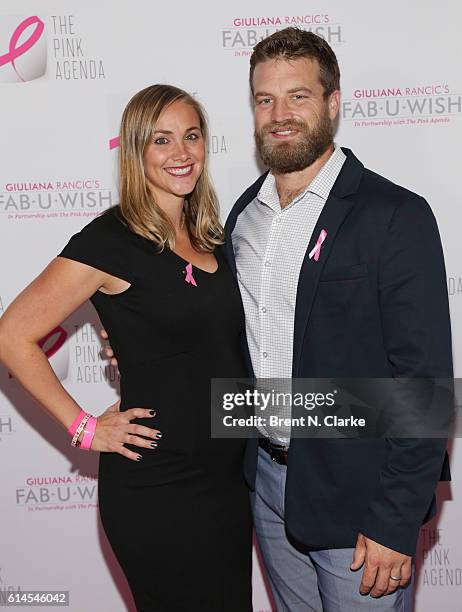 Liza Fitzpatrick and Ryan Fitzpatrick attend The Pink Agenda's 2016 Gala held at Three Sixty on October 13, 2016 in New York City.