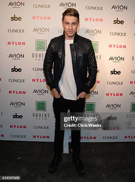 Cameron Fuller attends NYLON Nights Los Angeles, in celebration of the October It Girl issue hosted by cover star Tinashe, at Doheny Room on October...