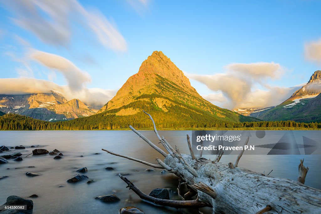 Mount Grinnell during early morning