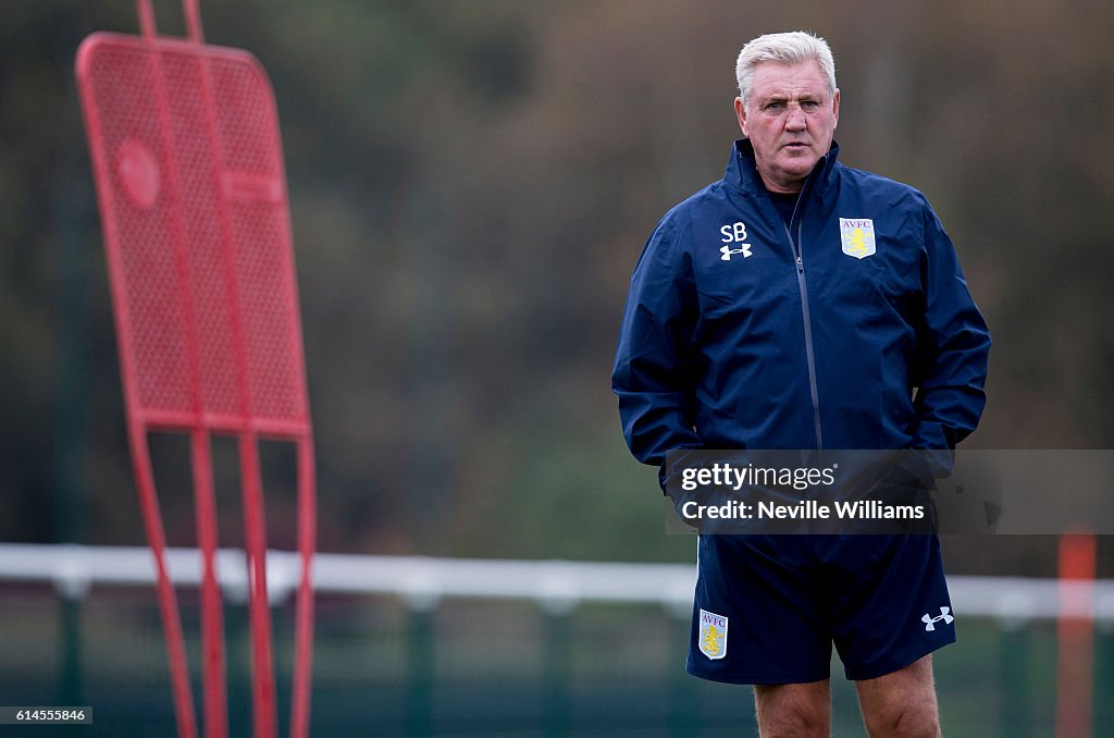Aston Villa Training Session