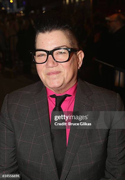 Lea DeLaria poses at The Opening Night of "Heisenberg"on Broadway at The Samuel J. Friedman Theatre on October 13, 2016 in New York City.