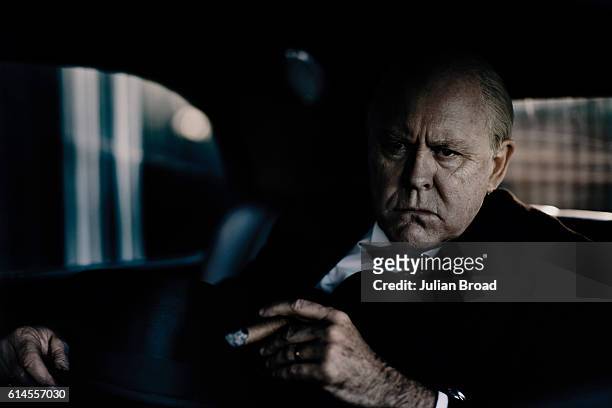 Actor John Lithgow as Winston Churchill from the series Crown is photographed for Vanity Fair on February 16, 2016 in Borehamwood, England.