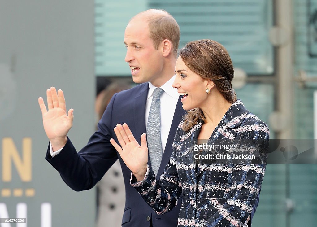 The Duke And Duchess Of Cambridge Visit Manchester