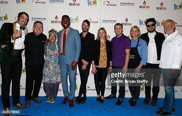The Gazillionaire character from the show "Absinthe" chefs Rick Moonen and Susan Feniger, actor/comedian and event host Bill Bellamy, singer Tyler...