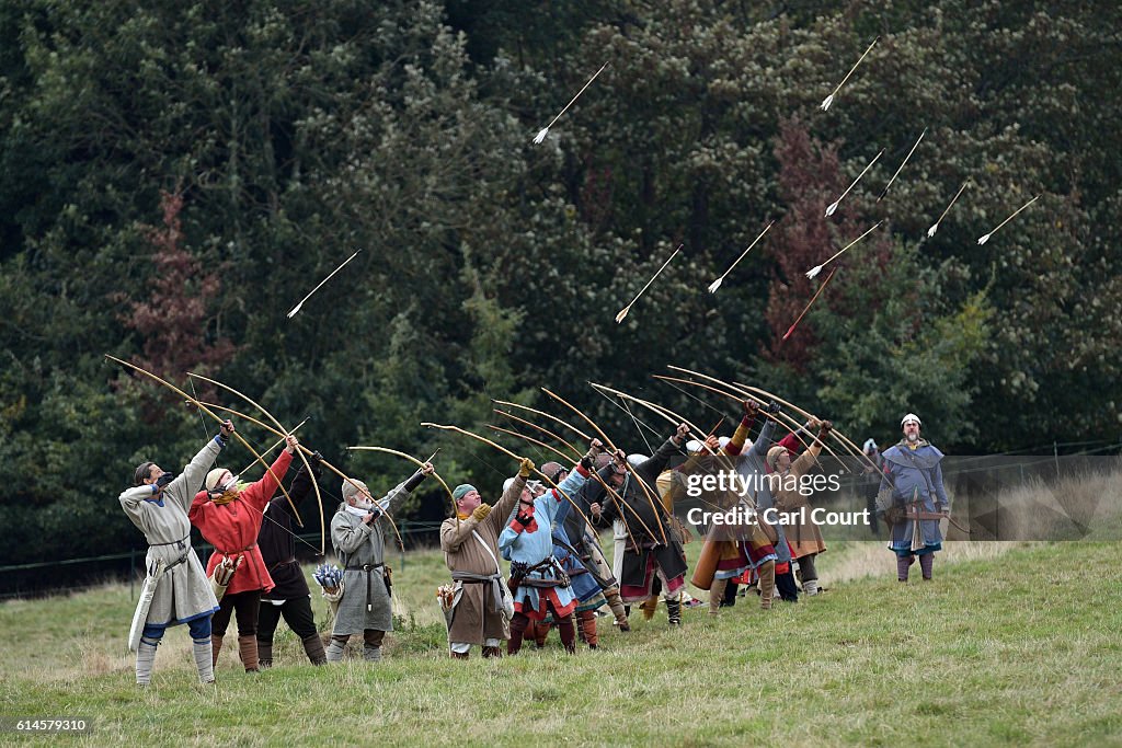 Re-enactors Prepare For The Battle Of Hastings For 950th Anniversary