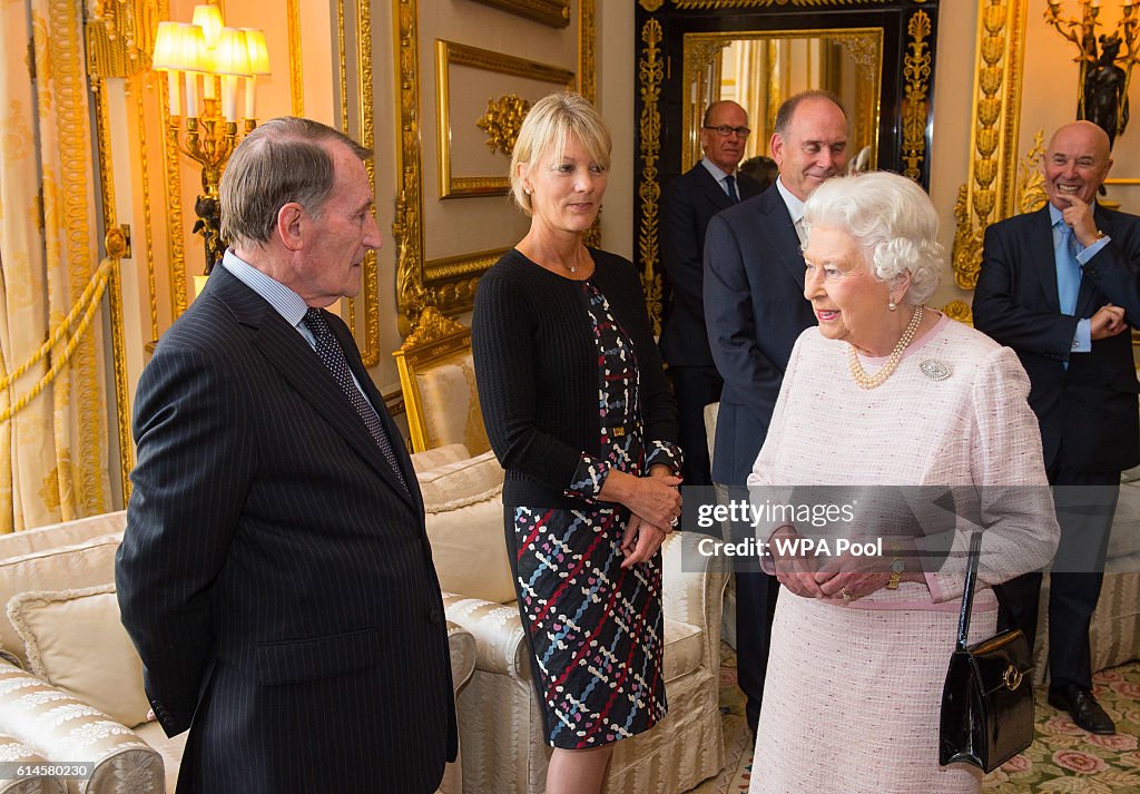 The Queen Unveiles Her Portrait Marking Six Decades Of Patronage