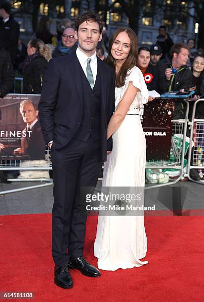 Sam Claflin, Laura Haddockattends 'Their Finest' Mayor's Centrepiece Gala screening during the 60th BFI London Film Festival at Odeon Leicester...