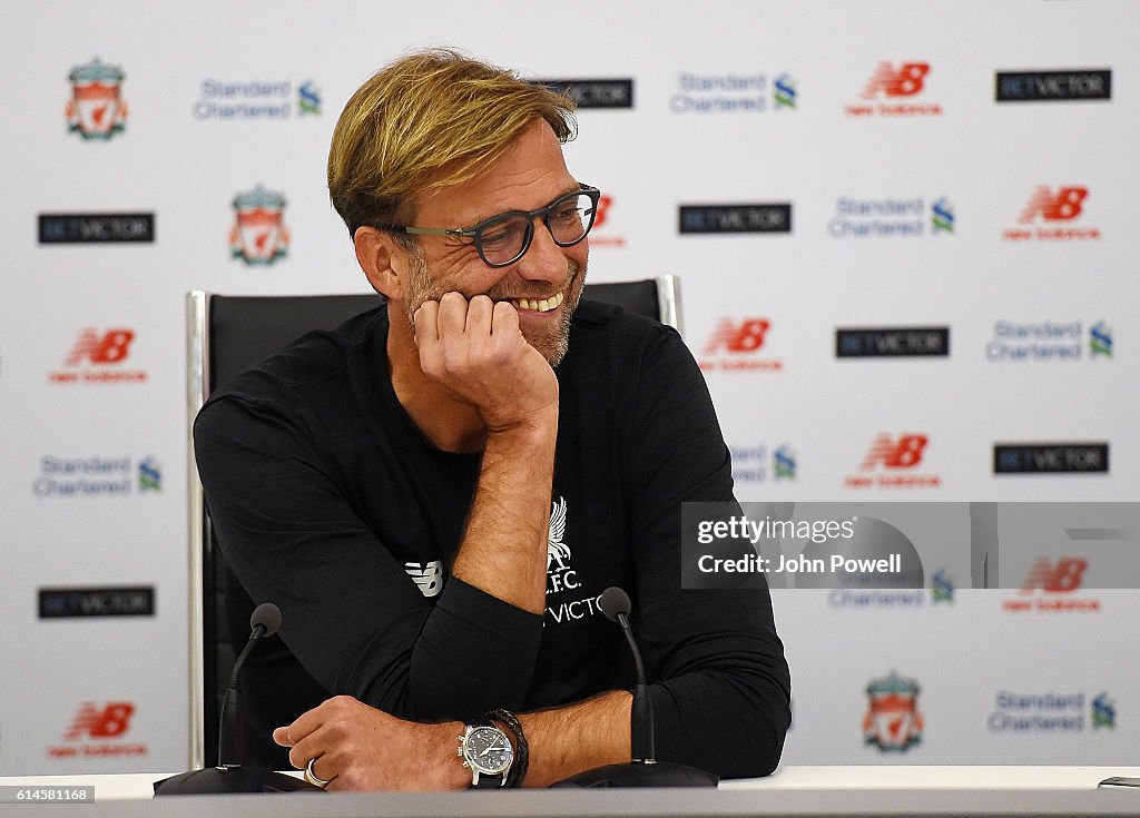 Liverpool Training And Press Conference
