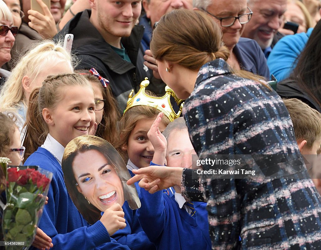 The Duke & Duchess Of Cambridge Visit Manchester